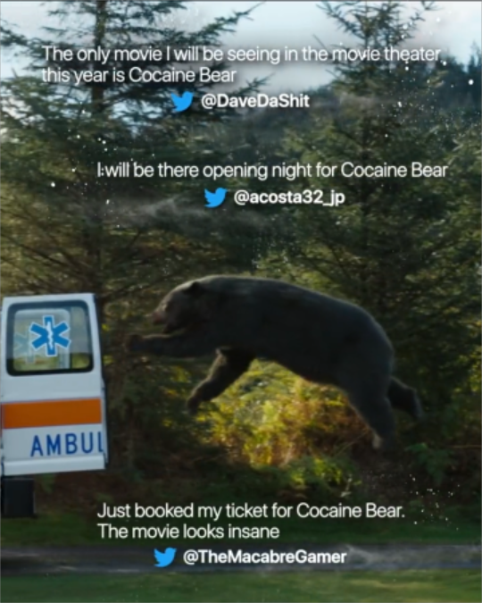 Cocaine Bear: Twitter Review